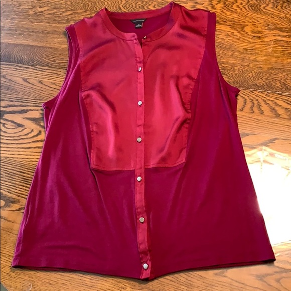 ANN TAYLOR SLEEVELESS BLOUSE - Picture 7 of 8
